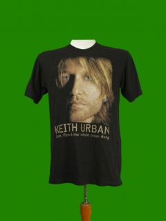 Keith Urban World Tour 2007 T Shirt M L