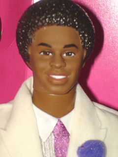 Black Crystal Ken Barbie Doll in Box 1984 Mattel
