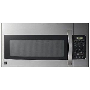 Kenmore 1 9 CU ft Stainless Over The Range Microwave Oven 85053