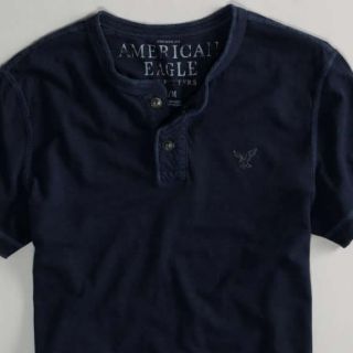 Mens American Eagle Henley Shirt 3 Colors