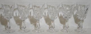 Pair of Waterford Crystal Kenmare 6 Claret Wine Glass Goblets Glasses