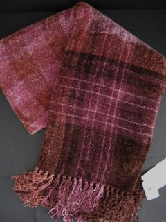 Churchill Weavers Chenille Handwoven Throw Blanket New