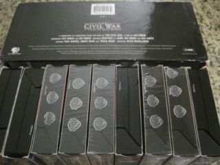 The Civil War A Film Directed by Ken Burns 1997 9 Boxed VHS Tape Set