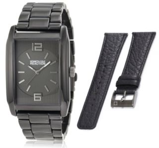 Kenneth Cole Steel Leather Bands Mens New Watch RK5104