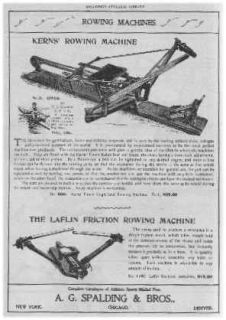 Antique Spaulding or Kerns 1904 Rowing Machine