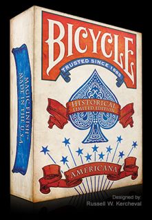 New SEALED Deck of Bicycle Americana Playing Cards 100 Custom