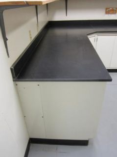 Kewaunee Steel Acid Solvent Resistant Laboratory Cabinetry Benches L