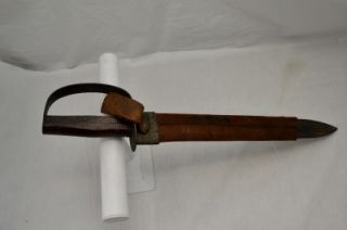 Confederate D Guard Bowie Knife Kenansville Arsenal Original Scabbard