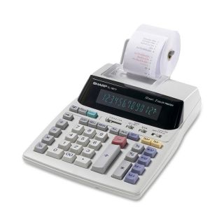 Sharp EL1801 12 Digit 2 Color Printing Calculator
