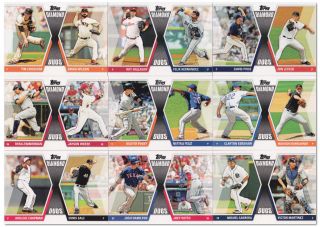 You are bidding on a 2011 Topps Baseball Series 2 Diamond Duos 30 card