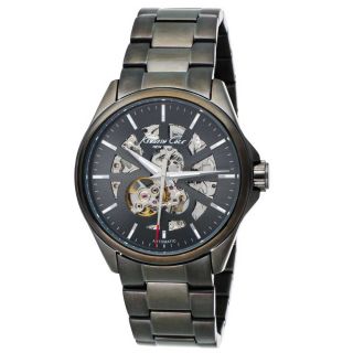 Kenneth Cole KC3863 Mens New York Gunmetal Ion Plated Skeleton Dial