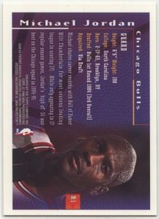 1995 96 Finest Michael Jordan Mystery Borderless Refractor Bulls