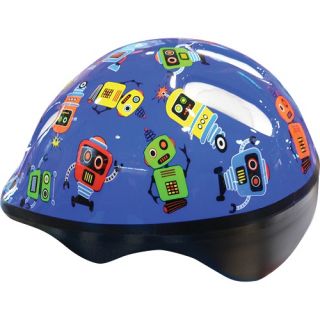 Kent International Toddler Helmet V6 Blue with Robots