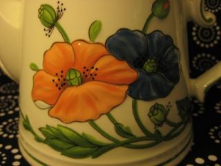 Villeroy and Boch Amapola Tea Pot Teapot RARE Poppies