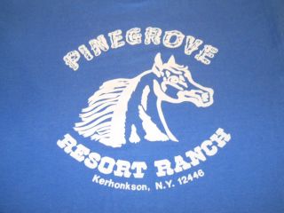 PINEGROVE RESORT RANCH HORSE HORSES KERHONKSON NEW YORK NY t shirt XL