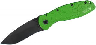 Kershaw Limited 2012 Blade Show Blur Folding Knife Green Spider Handle