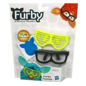 Furby Yellow and Black Glasses Frames Stickers  New