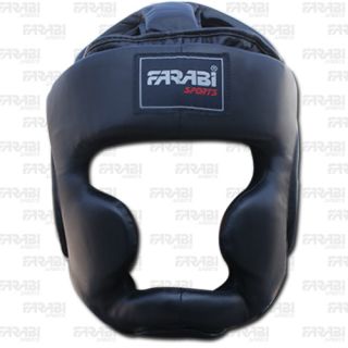 Boxing Head Guard Kick Boxing Head Protection Leather Helmet Color All