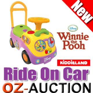 Kiddieland Kids Children Ride on Car Winnie The Pooh My First Race Toy