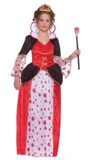 Queen of Hearts Child Costume Size L Large 12 14 New Alice in