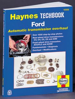 Haynes Book Ford Automatic Transmission Overhaul Manual Paperback