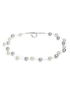 Jersey Pearl Dewdrop Pearl Necklace   