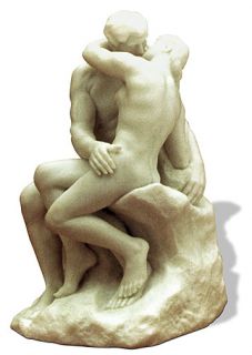Rodin Kiss Statue Sculpture Figurine Love Wedding Gift