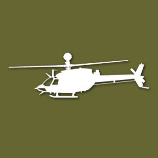 Oh 58 D KIOWA Warrior Helicopter Vinyl Sticker VSOH58DS