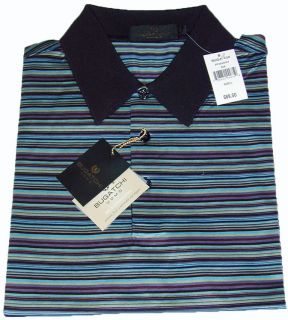 Bugatchi Uomo L Egyptian Cotton Short Sleeve Mens Golf Polo Shirts