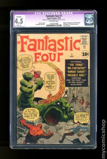 Fantastic Four 1961 1st Series 1 CGC 4 5 Restored 1105723005