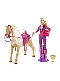 Barbie Barbie Horse   train to trot tawny   