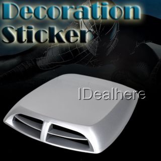 Universal Car Roof Hood Air Flow Decorative Engine Vent Cover Sticker