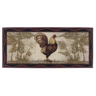 Brumlow Mills Tall Rooster Kitchen Rug