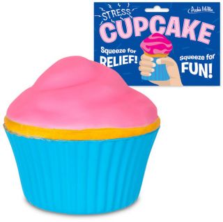 cupcake stress squish squeeze squash your stress away