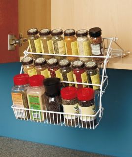 New Kitchen Pantry Cabinet Pull Down Spice Storage Organizer Rack