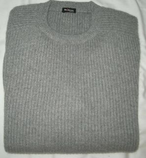 KITON Napoli Sweater Gray 100 Cashmere Size 40 R 50EU New