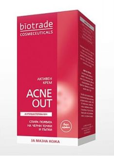 Biotrade Acne Out Active Cream 30ml Anti Acne Pimples Blackheads