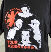 Red Hot Chili Peppers Tour 2006 Mens T Shirt Large Black Stadium