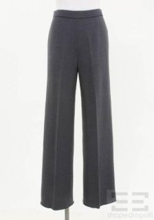 St John Collection Dark Grey Knit Pants Size 6