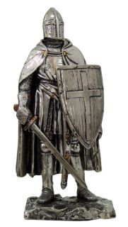 MEDIEVAL KNIGHT SUIT OF ARMOR FOOT SOLDIER FIGURINE FIGURE STATUE