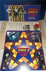 Vintage Kiss on Tour Board Game Gene Paul Peter Ace 1978