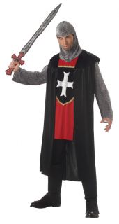 Adult Men Renaissance Knight Medieval Halloween Costume