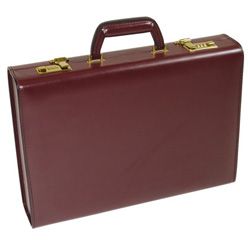 New Korchmar Leather 4 5 Attache Case Briefcase $470