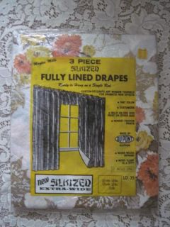 Kresge Silkized Drapes Maytex Mills Dupont Alathon