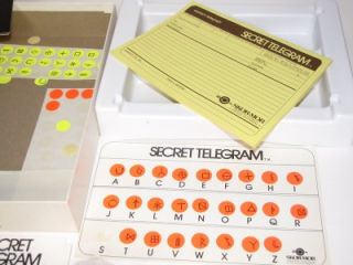 Vintage Skor Mor Game in Original Box   Secret Telegram The Code Crack