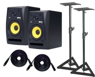 KRK RP5G2 Rokit 5 Two Way Active Powered Monitor with Cables and