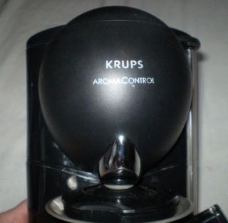 Krups Type 197 Aroma Control Coffee Maker with Thermal Carafe Black