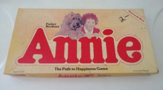 Vintage 1981 Annie Game Based on Movie Parker Brothers