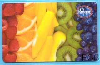 Kroger Fresh Fruit 2012 Gift Card