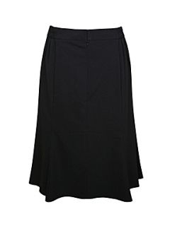 Ann Harvey Black flock spot skirt Black   